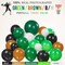 Football Balloon garland arch kit Dark green Brown black balloon large mylar starburst for sport theme super bowl touch down birthday decorations